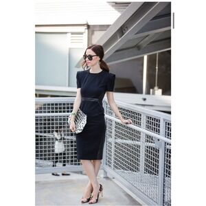 Women's La Pina‎ by David Helwani Dress Size M Black